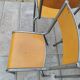 Lot de trois chaises d'école vintage
