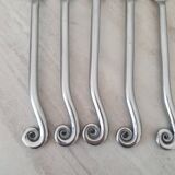 Twisted metal forks / spiral cutlery / twist
