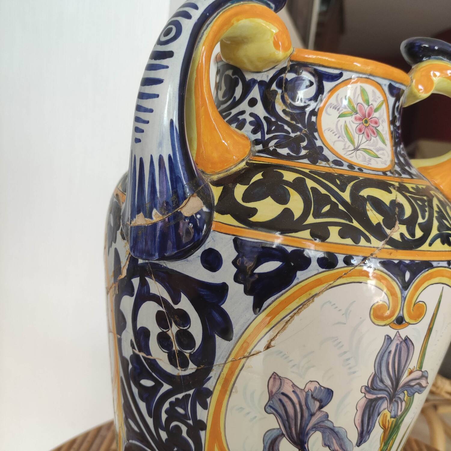 Vase Henriot Quimper ancien