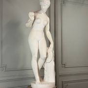 Venus with the Apple, based on the model by Bertel Thorvaldsen in reconstructed marble, 20th century.
