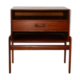 Scandinavian bedside table teak Arne Vodder 1960