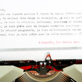 Grey Sage baby hermes typewriter