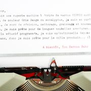 Grey Sage baby hermes typewriter