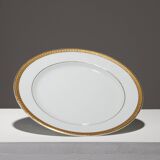 SET OF 10 PORCELAIN DESSERT PLATES, CHRISTOFLE, 1960s