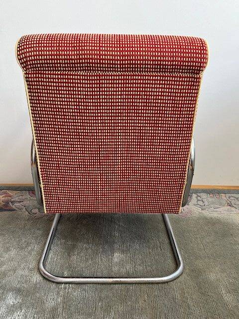 Cantilever Tubular Steel Armchair FN24 by Mücke-Melder, 1940-50s