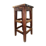 Stool raw wood