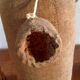 Bottle vintage burlap