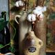 Single-flower vase, ceramic bottle by Max Idlas