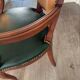 Pair of newly upholstered cabriolet armchairs