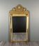 Large antique gilded metal mirror, 19th century