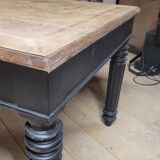 Louis Philippe notary office in oak, 1900 period - 1m49