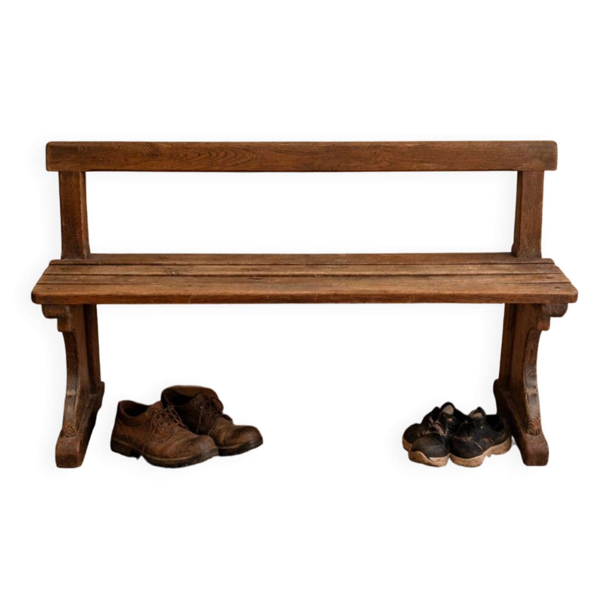 Small oak decorative bench