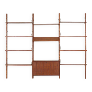Étagères modulaires Cado, Poul Cadovius, placage de teck, danois, années 1970