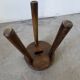 Three-legged shepherd stool oak