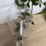 Set of 6 engraved wine glasses