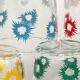Six boum glasses for children