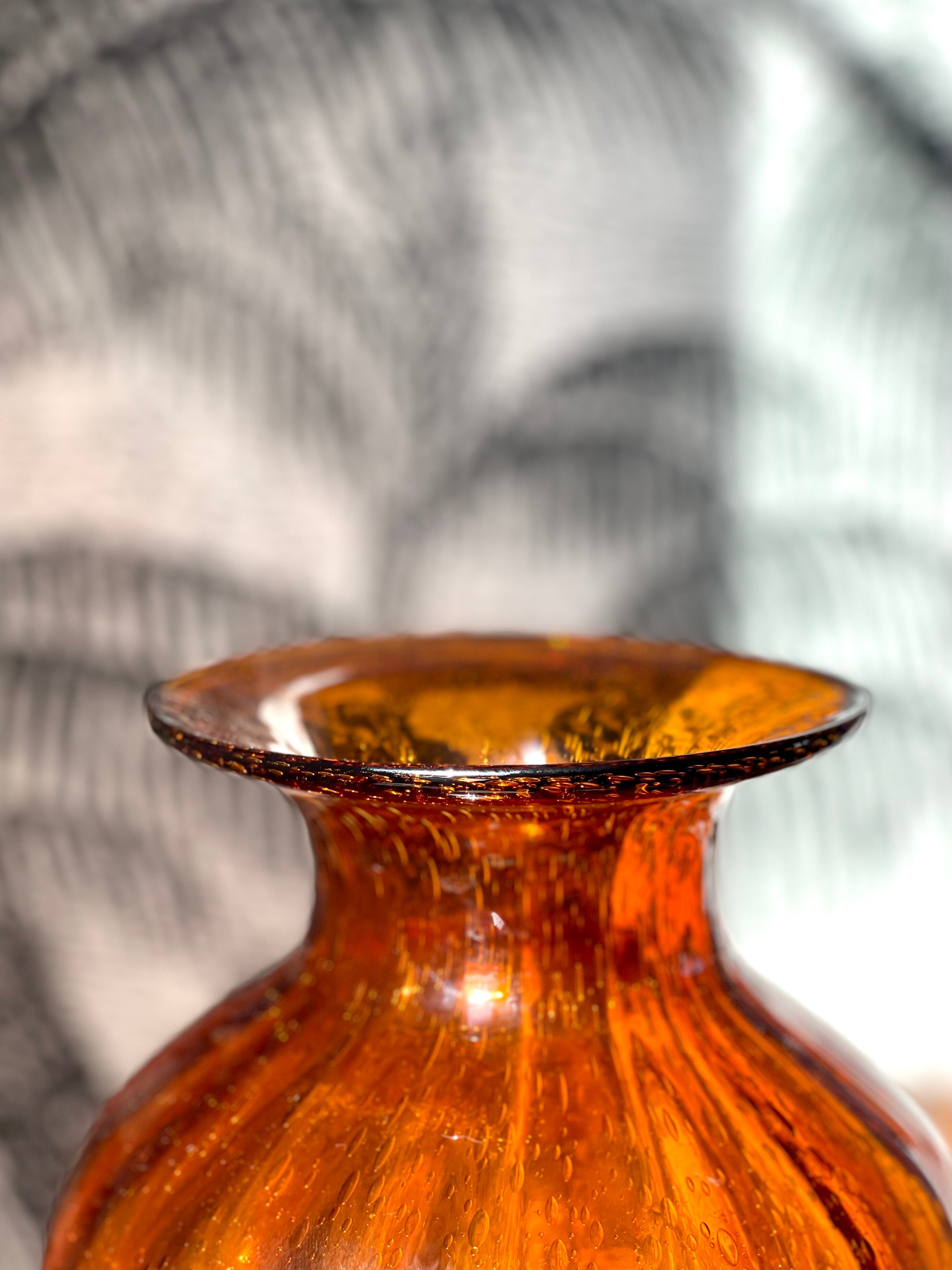 Amber vase 1970