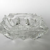 Polished glass ashtray