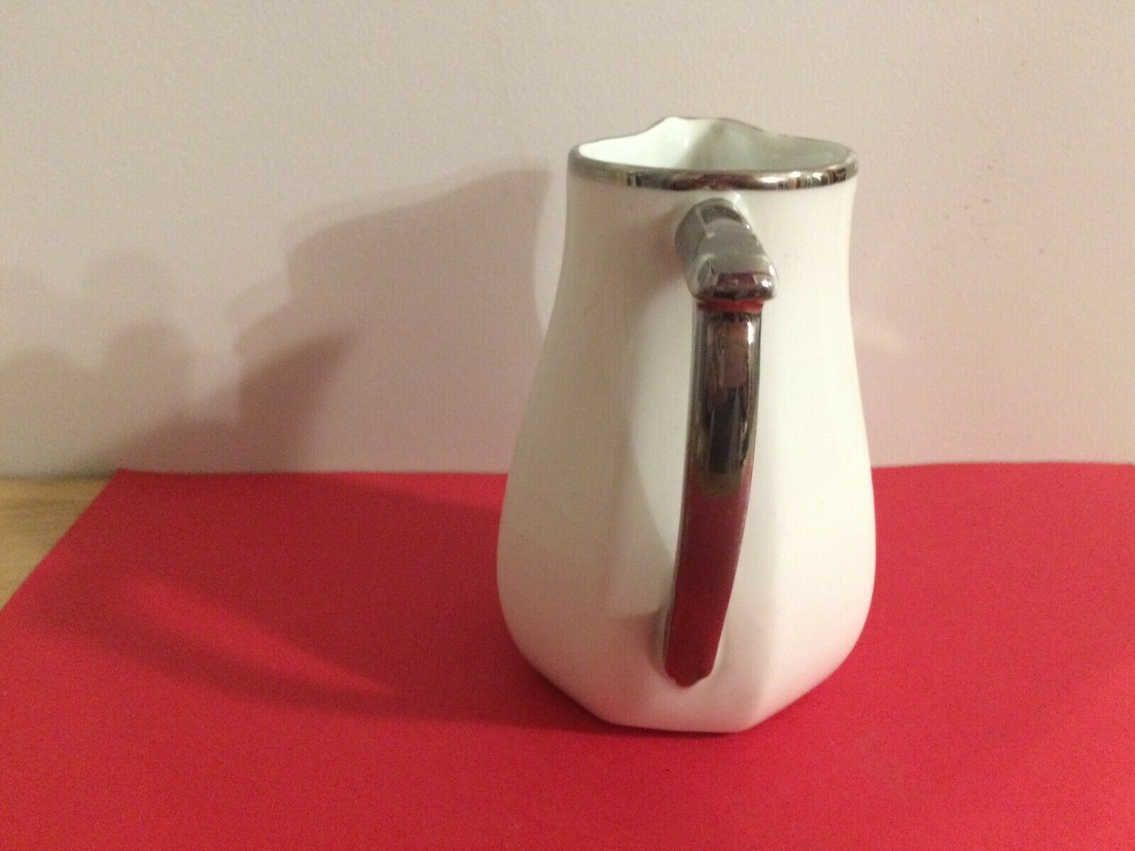 Pitcher cream pot aluminite Frugier Limoges France