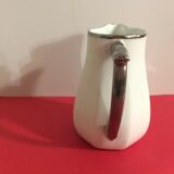 Pitcher cream pot aluminite Frugier Limoges France