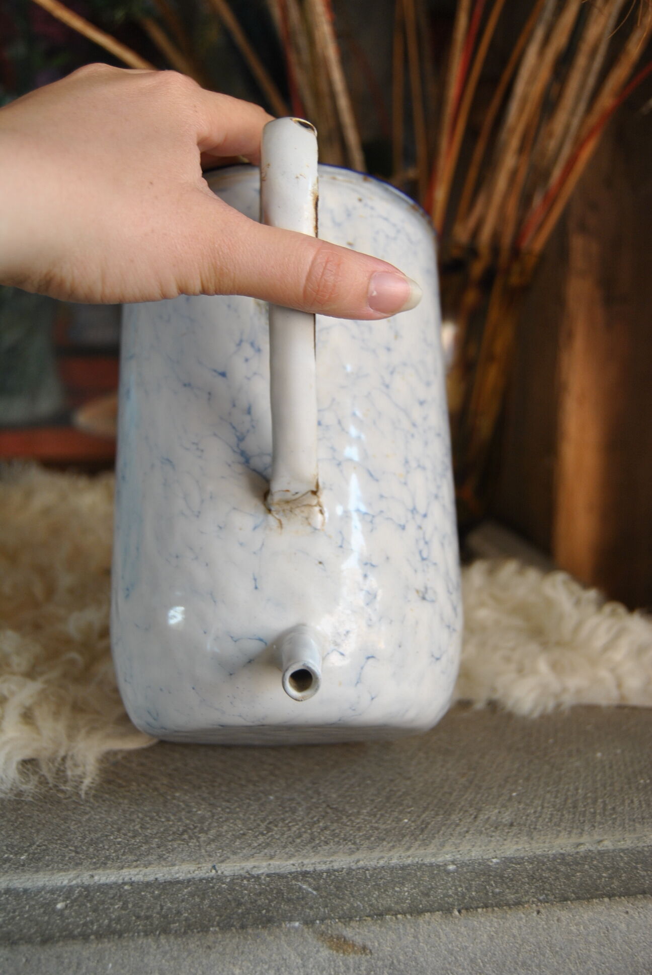 Enamelled sheet metal irrigator  1920