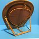 Old vintage wicker rattan mirror