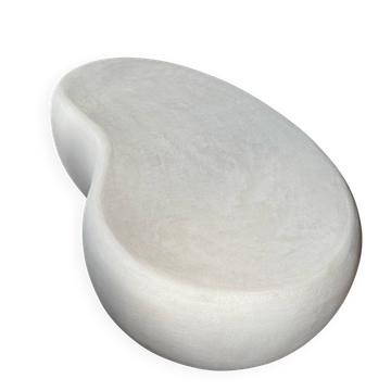 Concrete Coffee Table / Micro Cement Bean Shape