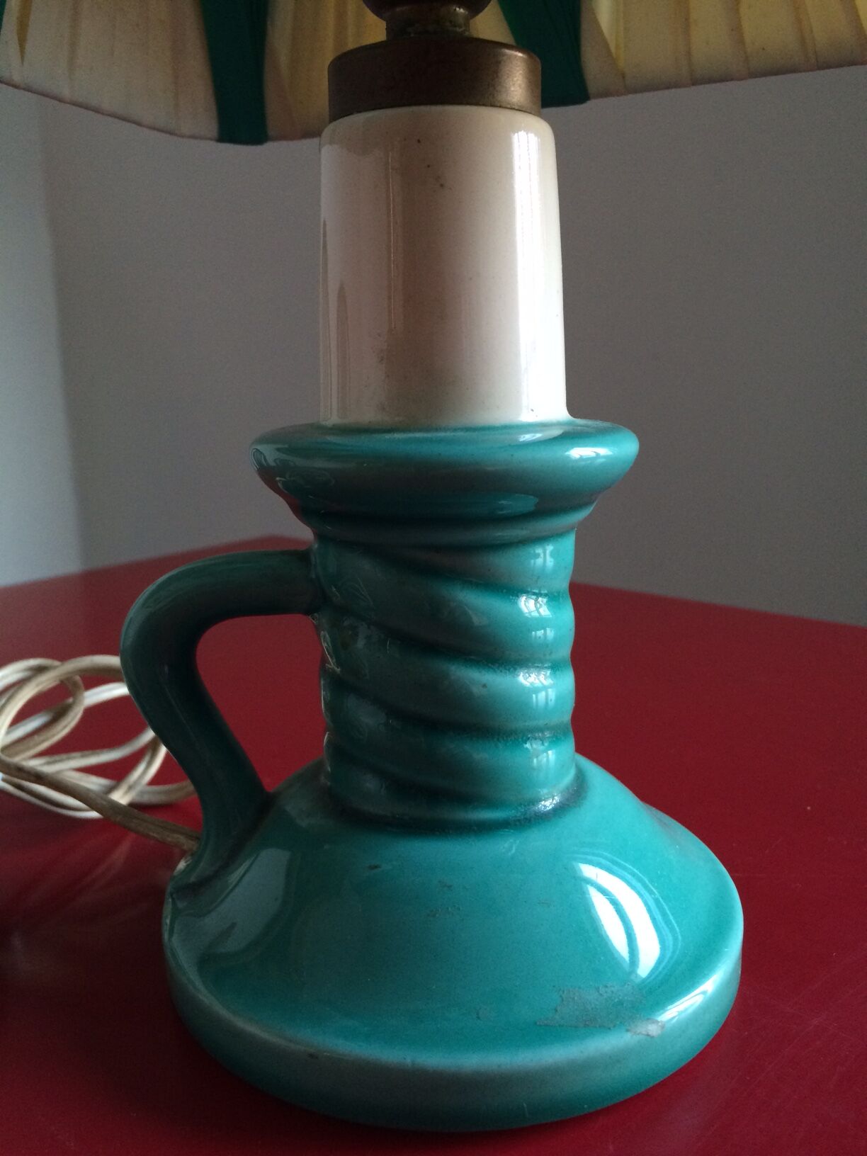 Lampe céramique 1950
