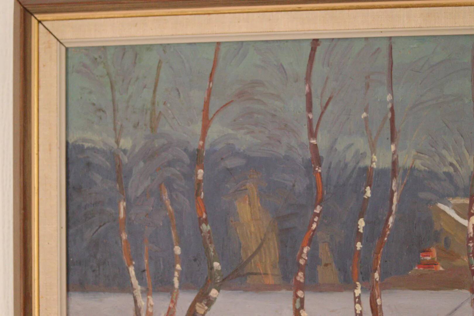 « Bouleaux au bord du lac » par Ragnar Lindström