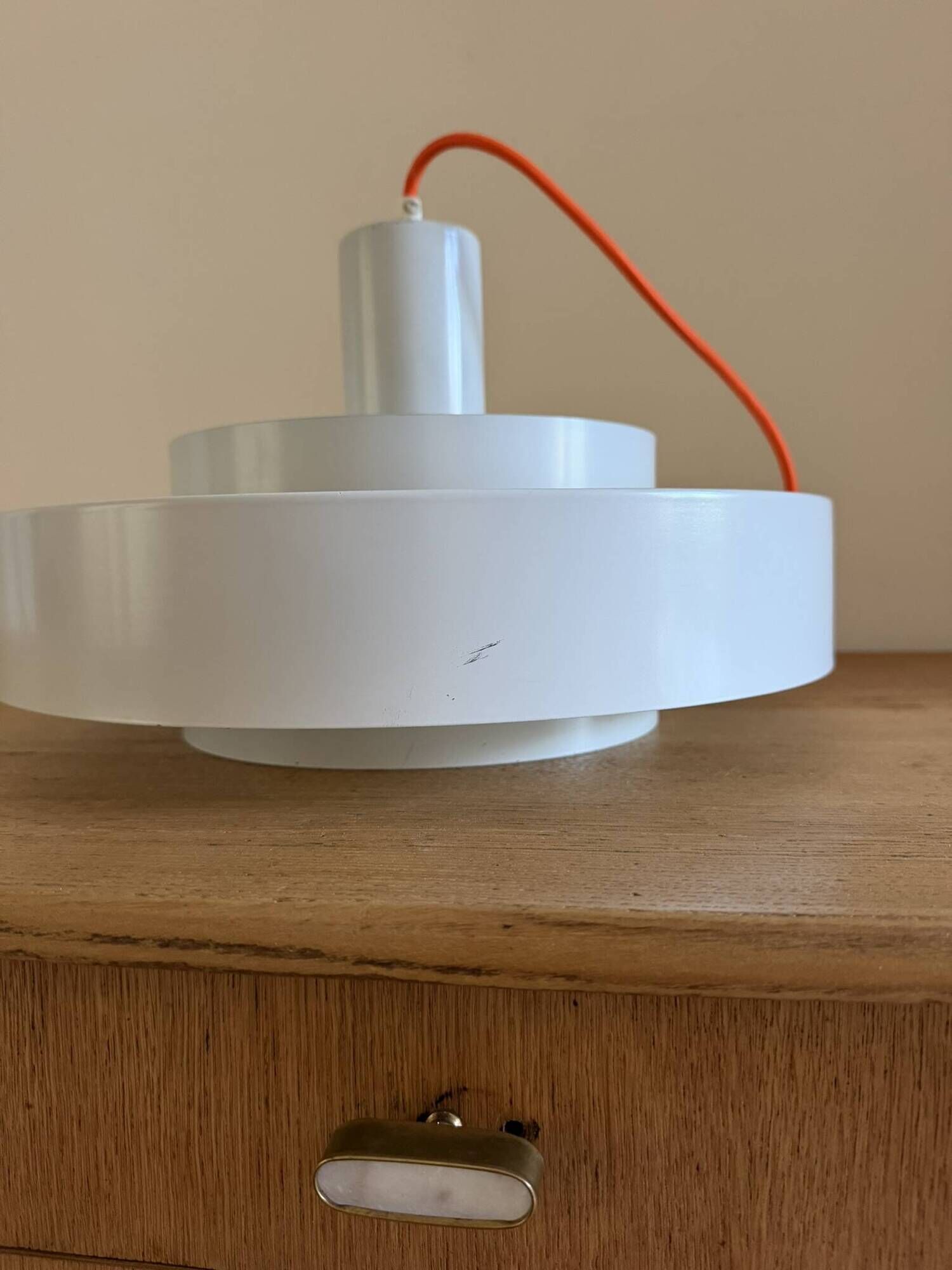 Vintage Fog & Morup Equator - Jo Hammerborg - Danish design lamp - Brutalist style