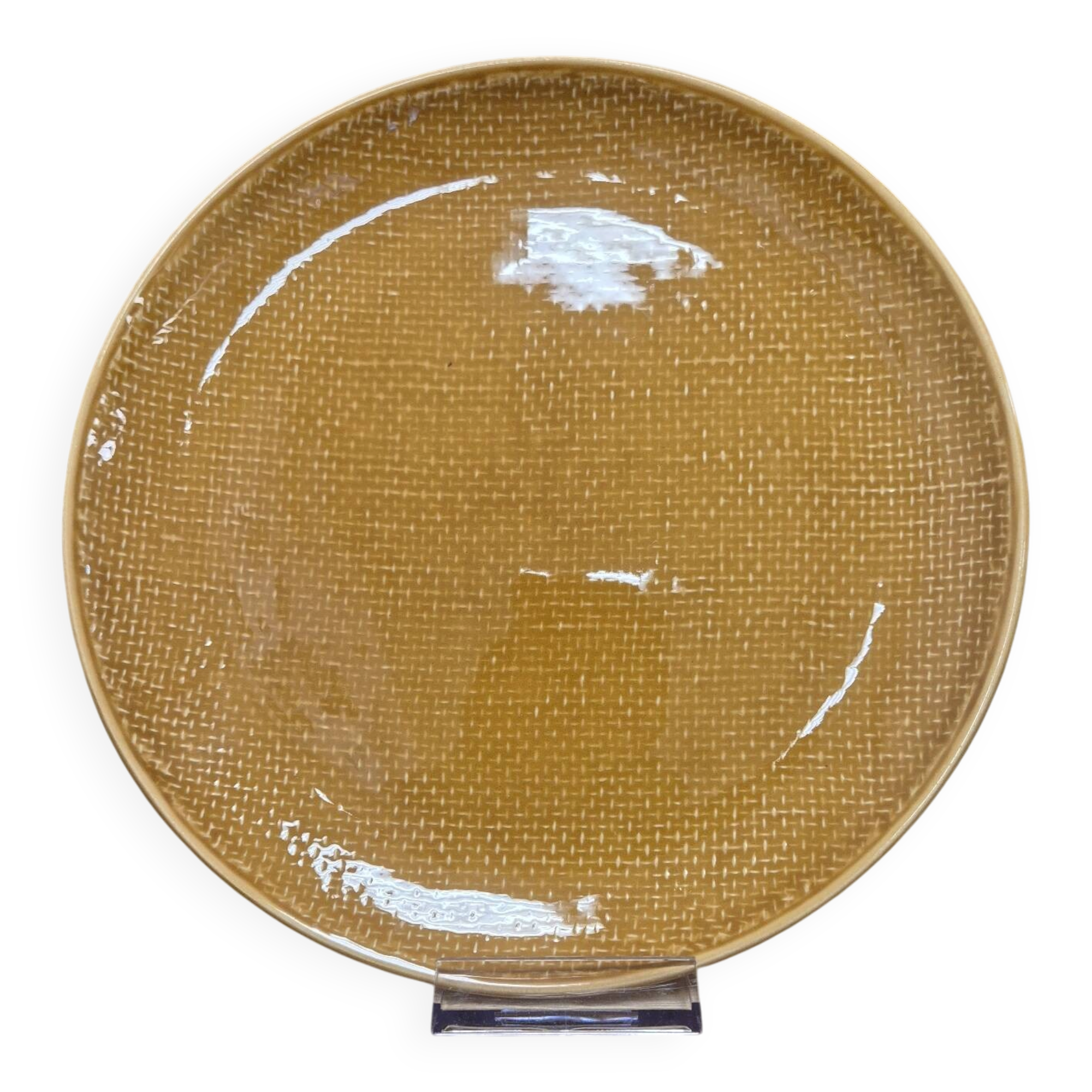 Assiette plate Miramar Salins miel