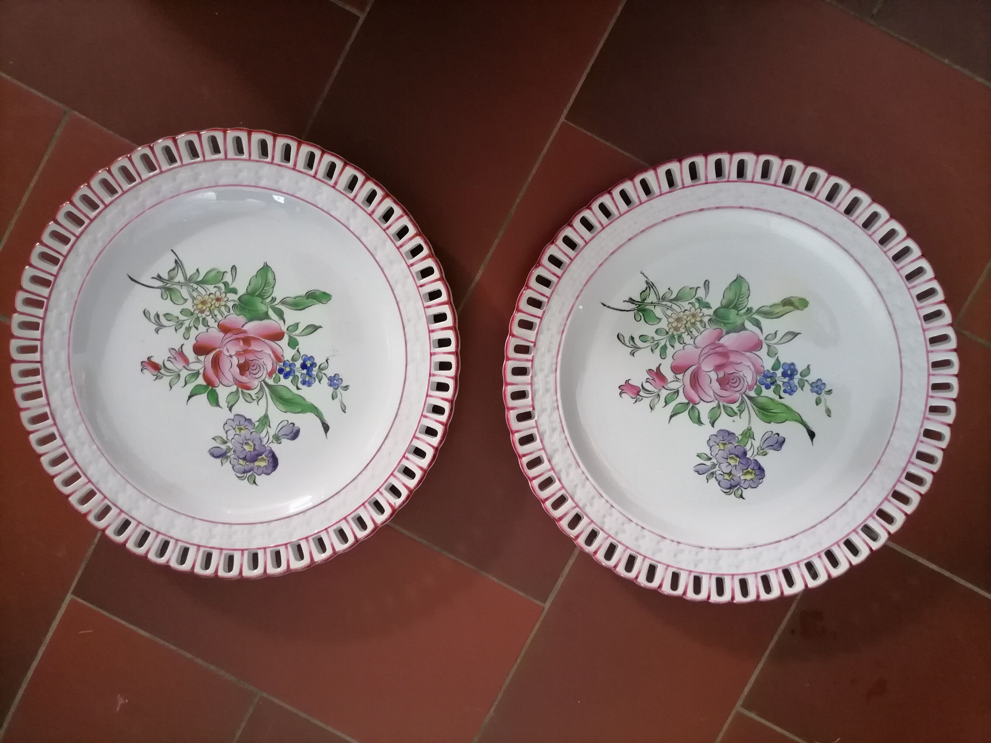 Old Lunéville plate