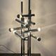 Large 70' Italian chrome table lamp by Stilux Milano