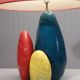 François Chatain Large menhir lamp vintage post-modern design 1990s