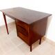 Vintage dark wood desk 50s 60s
