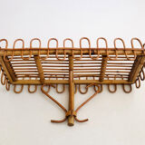 Rattan wall shelf, Italy 60