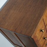 Dutch Oak Apothecary / Filing Cabinet, 1930s