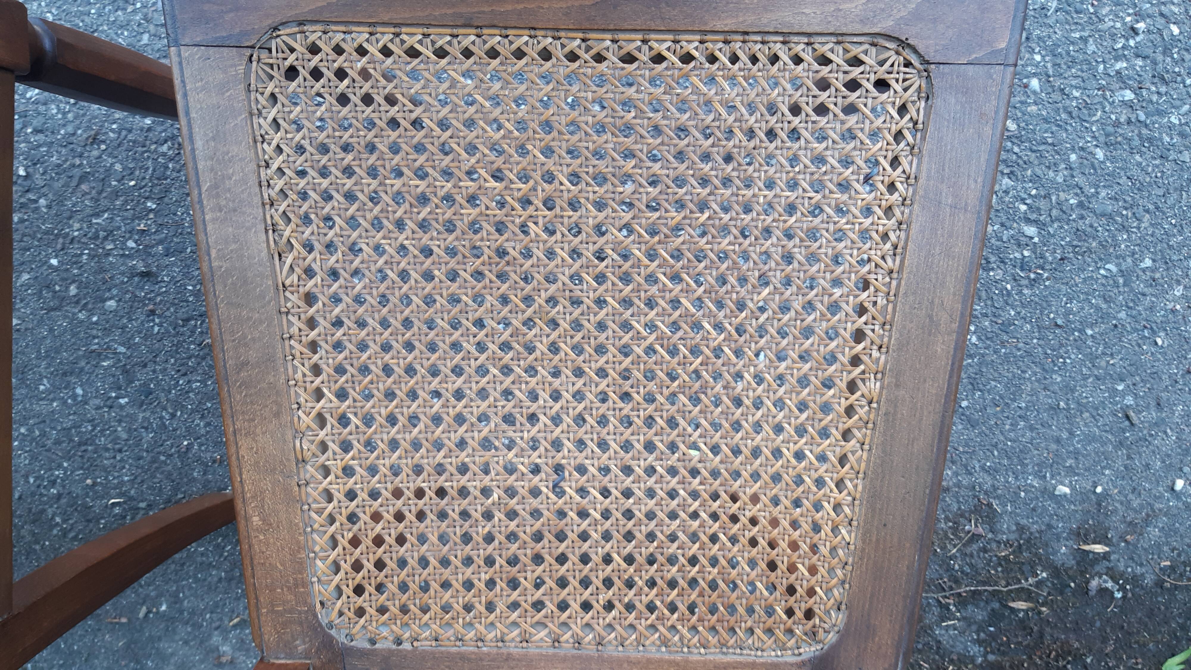 Art Deco oak chandy chairs 1930