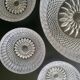 Crystal fruit service with its 8 matching bowls.