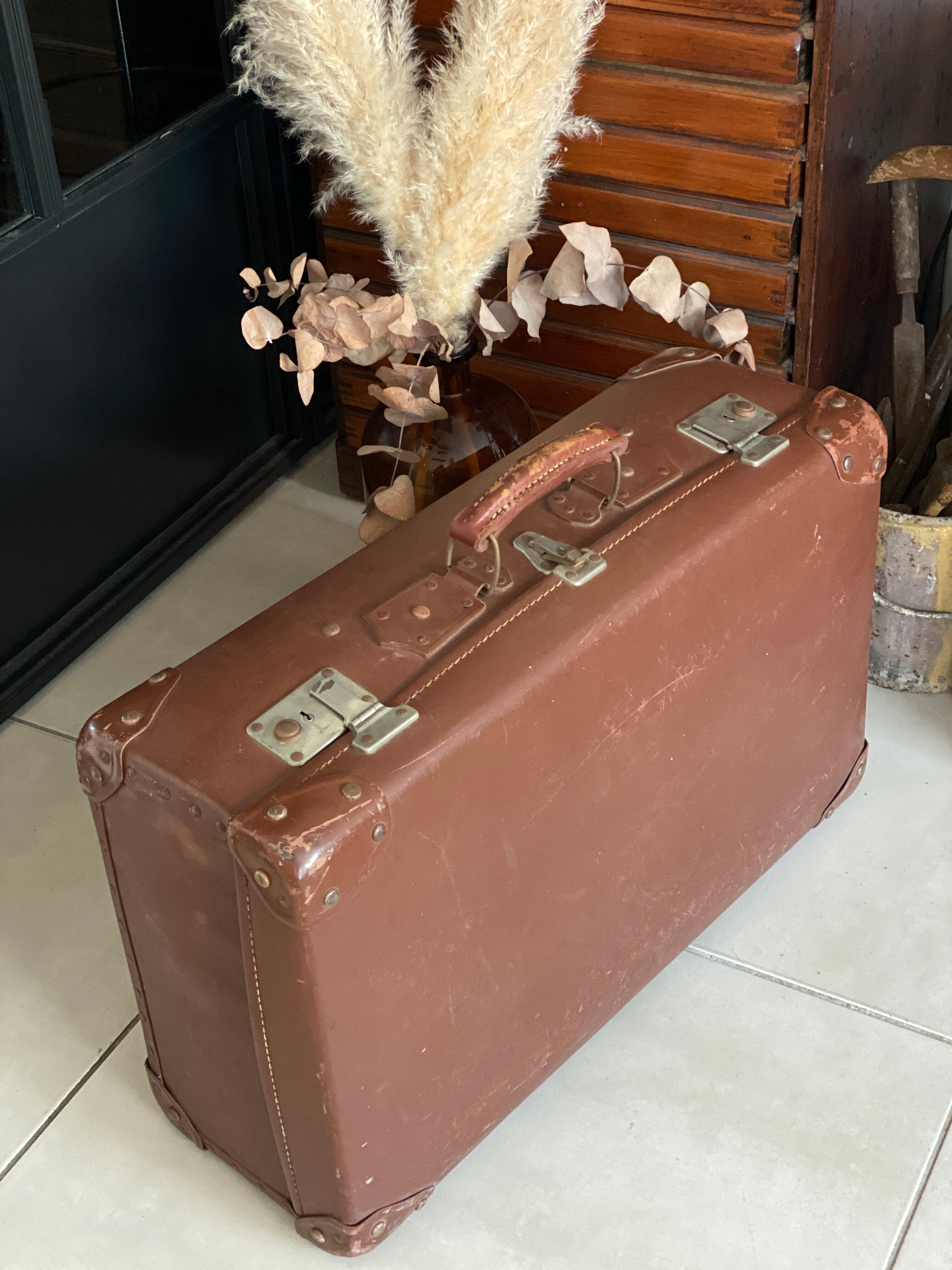 Old vintage suitcase