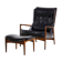 Fauteuil avec repose-pieds d'Ib Kofod Larsen