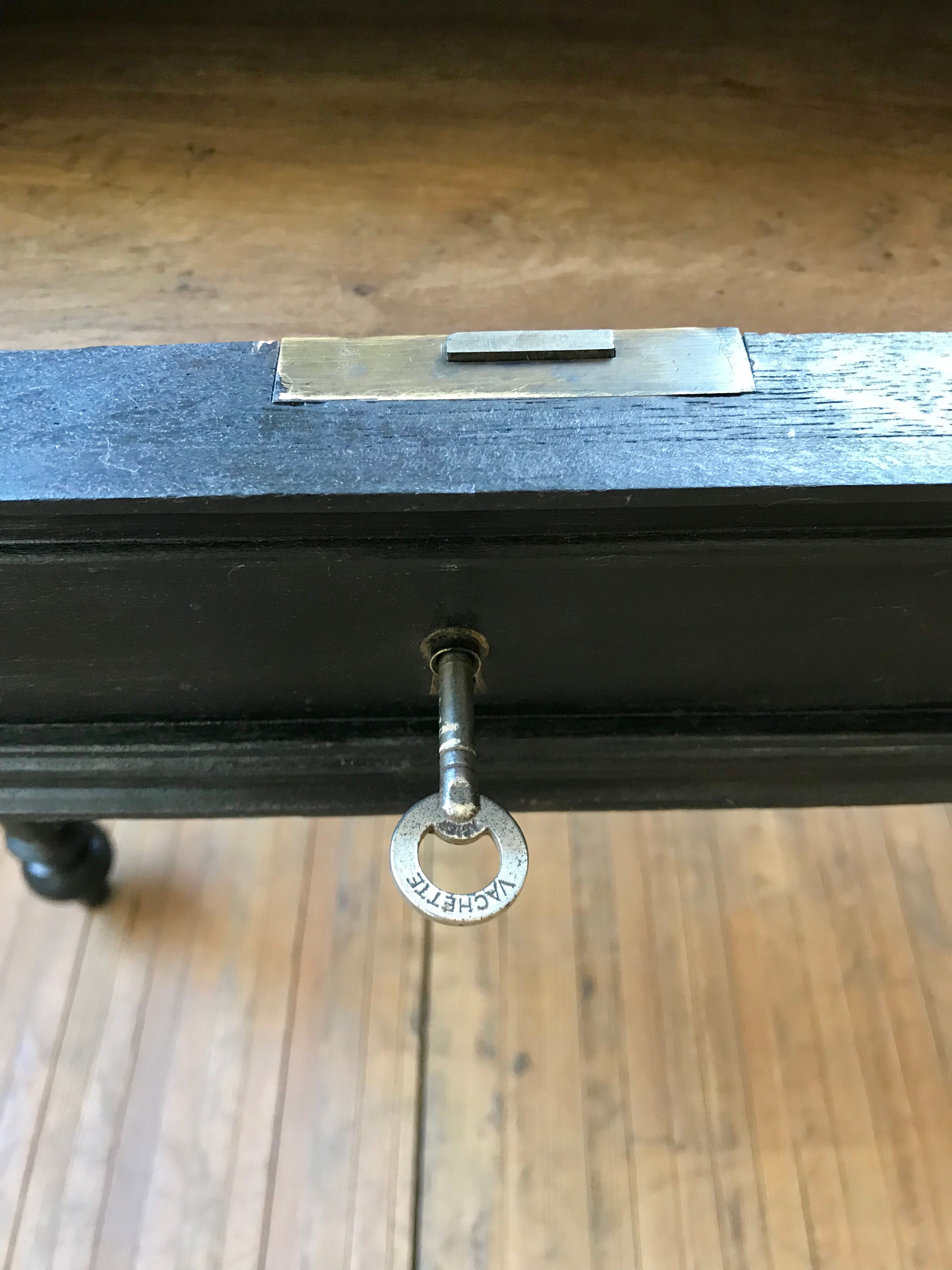 Napoleon Antique blackened wooden desk