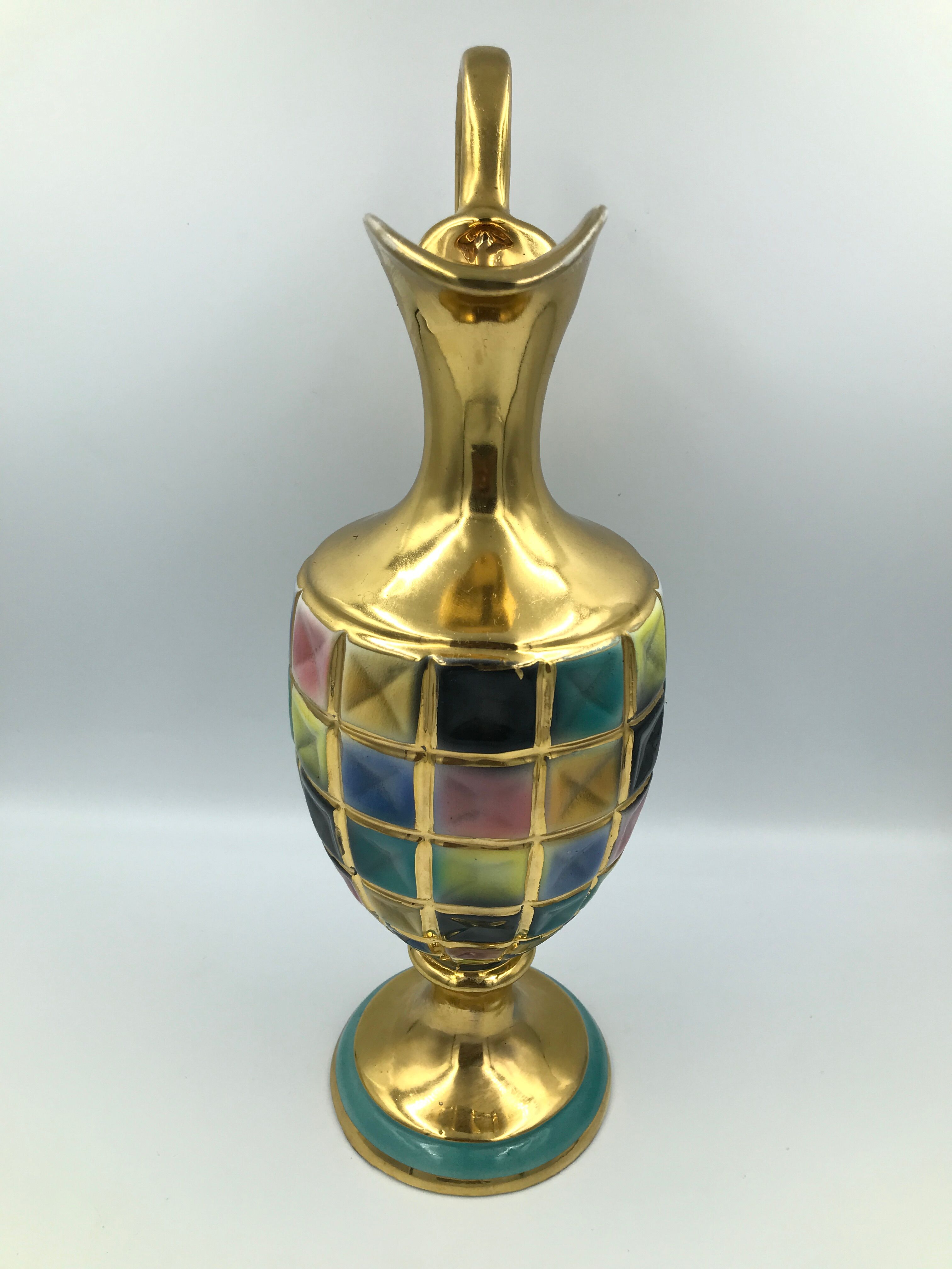 Porcelain ewer Italy 60s
