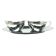 Mid-century modern coffee set, nickel-plated brass, Poland, 1950s