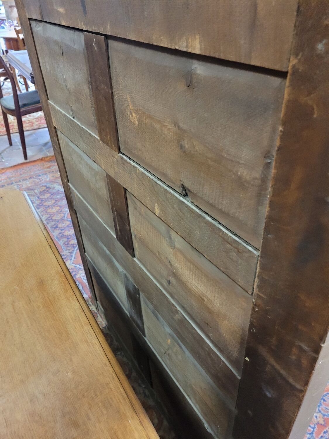 Golden mirror xixth period restoration 132×110cms