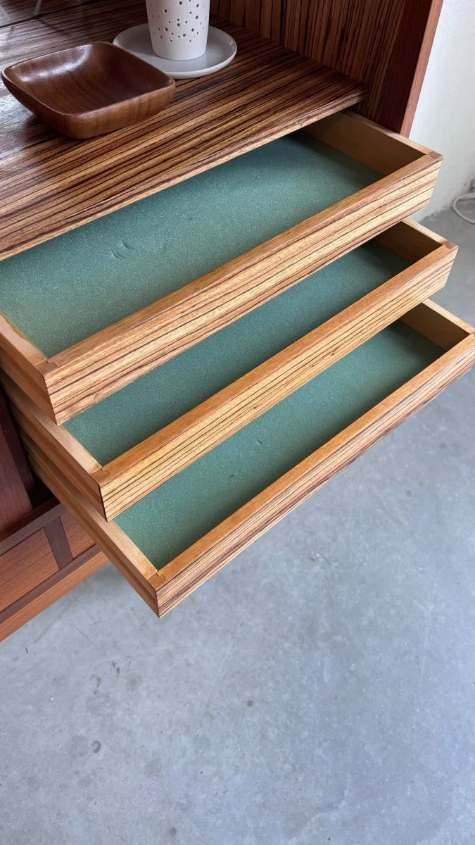 Vintage Danish highboard teak