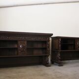 Notary shelf furniture, 1920s, set of 2