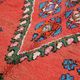 Red Vintage Moroccan rug 186 x 362 cm - Berber Wool Rug - Handmade Rug Boho