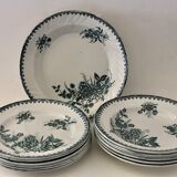 Round dish - Terre de fer Ste Amandinoise - Service Margot