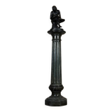 Serpentine Marble Fluted Column, Circa 1880